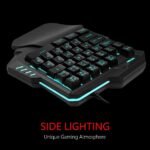 RedThunder One Handed Gaming Keyboard RGB Backlit 35 Keys Portable Mini Gaming Keypad Ergonomic Game Controller for PC Gamer - Image 4