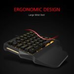 RedThunder One Handed Gaming Keyboard RGB Backlit 35 Keys Portable Mini Gaming Keypad Ergonomic Game Controller for PC Gamer - Image 5