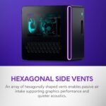 Alienware Aurora Gaming Desktop ACT1250 - Intel Core Ultra 7 265F, 32GB DDR5 RAM, 1TB SSD, NVIDIA GeForce RTX 5070, 1000W Platinum Rated PSU, Windows 11 Home, Clear Panel - Black - Image 8