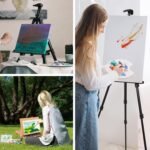VISWIN Professional All-in-One Art Painting Kit with Aluminum & Beech Wood Easel, 96 Acrylic, Watercolor & Oil Paint Set, Canvas, Painting Set with Complete Art Supplies for Adult, Artist, Beginner - Image 5