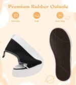 Toddler Little Kid Cushioned Canvas Shoes Slip On Sneakers Soft and Durable - Image 4