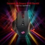 Redragon M811 PRO Wireless MMO Gaming Mouse, 15 Programmable Buttons RGB Gamer Mouse w/Ergonomic Natural Grip Build, 10 Side Macro Keys, Software Supports DIY Keybinds & Backlit - Image 6