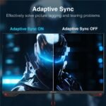 ArcticPro 24inch Gaming Monitor 200Hz 180Hz, FHD 1080p, IPS Panel, 1ms Response Time, Adaptive sync, PC Computer Monitor, 3-Sided Frameless, Ultra Slim, Bluelight Filter, DP*1, HDMI*1 - Image 4