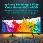 ArcticPro 24inch Gaming Monitor 200Hz 180Hz, FHD 1080p, IPS Panel, 1ms Response Time, Adaptive sync, PC Computer Monitor, 3-Sided Frameless, Ultra Slim, Bluelight Filter, DP*1, HDMI*1 - Image 7