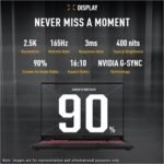 ASUS TUF A16 Copilot+ Gaming Laptop, AMD Ryzen 9 270, 32 GB DDR5 RAM, 1 TB PCle SSD, 16" FHD+ (1920x1200) 165Hz Display, Nvidia G-Force RTX 5070, 1-Zone RGB Keyboard, W11 Home, Jaegar Gray - Image 3