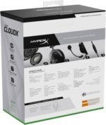 HyperX CloudX, Official Xbox Licensed Gaming Headset, Compatible with Xbox One and Series X|S, Memory Foam Ear Cushions, Detachable Noise-Cancelling Mic, in-line Audio Controls,Black/ Silver - Image 4
