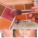 8 Colors Face Matte Blush Palette Shading Blusher - Buildable Facial Cheek Blusher Contour Bronzing Pressed Powder Makeup Pallet Women Gift Set (8 Colors Blush Contour Palette with brush) - Image 4