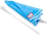 Little Tikes Easy Store Jr. Picnic Table with Umbrella - Blue / Green - Image 4