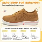 LeIsfIt Toddler Shoes Girls Boys Wide Shoes Kids Zero Drop Minimalist Sneakers Barefoot Slip on Tennis Sneakers - Image 4