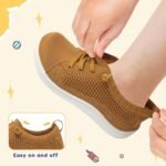 LeIsfIt Toddler Shoes Girls Boys Wide Shoes Kids Zero Drop Minimalist Sneakers Barefoot Slip on Tennis Sneakers - Image 5