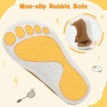 LeIsfIt Toddler Shoes Girls Boys Wide Shoes Kids Zero Drop Minimalist Sneakers Barefoot Slip on Tennis Sneakers - Image 8