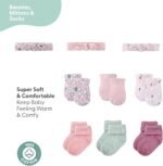 The Peanutshell Baby Layette Gift Set for Girls - 16 Piece New Born Girl Gift Set, Baby Clothes, 0-9 Months - Prairie Floral - Image 7