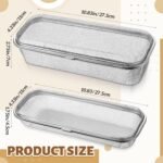 LemonRoad 2 Pack Stainless Steel Dishwasher Basket, Replacement Utensil Mesh Drain for Small Bottle Parts, Pacifiers, and Accessories, Scoops, Forks, Chopsticks Cleaning (Large+medium) - Image 4