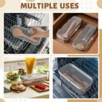 LemonRoad 2 Pack Stainless Steel Dishwasher Basket, Replacement Utensil Mesh Drain for Small Bottle Parts, Pacifiers, and Accessories, Scoops, Forks, Chopsticks Cleaning (Large+medium) - Image 7