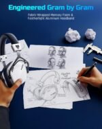 NUBWO HG03 USB-A Gaming Headset with 7.1 Surround and FPS Sound, Wired Headphones with Noise Canceling Mic, Comfortable Design for PC, Laptop - White - Image 4