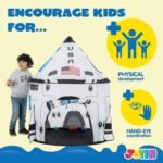 JOYIN Rocket Ship Play Tent Pop up Play Tent Kids Indoor Outdoor Spaceship Playhouse Tent Set - Image 7
