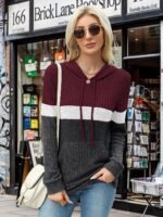 Lylinan Womens Cozy Textured Sweaters Fall Fashion Hoodies Trendy Outfits S-XXL - Image 5