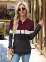 Lylinan Womens Cozy Textured Sweaters Fall Fashion Hoodies Trendy Outfits S-XXL - Image 6