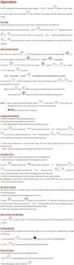 AMZCHEF Single Wall Oven 24" Built-in Electric Ovens with 11 Functions, 8 Automatic Recipes, 2800W, 240V, 2.5Cu.f Convection Wall Oven in Stainless Steel, Touch Control, Timer, Safety Lock,Upgraded - Image 8