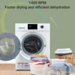 2.7 Cu.Ft All-in-One Washer and Dryer Combo, 24" Front Load Ventless Washer Dryer with 26.5 Lbs Loading Capacity, Compact Size, LED Display, Child Lock, White - Image 5