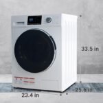 2.7 Cu.Ft All-in-One Washer and Dryer Combo, 24" Front Load Ventless Washer Dryer with 26.5 Lbs Loading Capacity, Compact Size, LED Display, Child Lock, White - Image 7