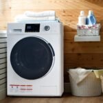 2.7 Cu.Ft All-in-One Washer and Dryer Combo, 24" Front Load Ventless Washer Dryer with 26.5 Lbs Loading Capacity, Compact Size, LED Display, Child Lock, White - Image 10