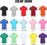 Custom Polo Shirt Design Your Own Text Logo Photo Name - Customized Personalized Polo Shirts for Men Women Front Back Print - Image 6