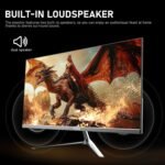 Gawfolk 24.5 Inch PC 200Hz Gaming Monitor, FHD 1080p screen, Built-in speakers,1ms without Bezel, freesync, 99% sRGB, 178 ° Angle View, HDMI、DisplayPort, Compatible with wall mounting 75*75MM - Black - Image 5