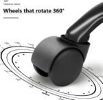 Gaming Chair with Headrest and Lumbar Support, Ergonomic High Back Office Chair, Racing Style Executive Computer Desk Chair, Leather Adjustable Swivel Task Chair for Home Office (Black) - Image 8