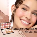 16 Colors Blush Contour Highlighter Makeup Palette, All-in-One Shimmer Silky Matte Mineral Blush Powder Palette, Face Sculpting Bronzer Blusher Illuminator for a Natural Glowing - Image 3