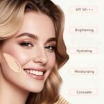 O'CHEAL BB Cream with SPF 50+ | Full Coverage Tinted Moisturizer with Buildable Concealer Powder Foundation, Oil-Free, Hydrating & Matte Finish | Vegan, Cruelty-Free, for All Skin Types(Ivory) - Image 3
