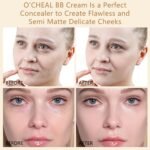 O'CHEAL BB Cream with SPF 50+ | Full Coverage Tinted Moisturizer with Buildable Concealer Powder Foundation, Oil-Free, Hydrating & Matte Finish | Vegan, Cruelty-Free, for All Skin Types(Ivory) - Image 4