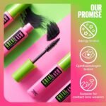 Maybelline Great Lash Curved Brush Washable Mascara, Volumizing, Lengthening and Curling Mascara, Blackest Black, 1 Count - Image 6