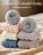 TEHOOK Warm & Cozy Gifts for Women, Stocking Stuufers, Fluffy Fuzzy Plush Sleeping Slipper Socks - Soft Warm Fabric - Image 6