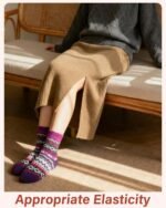 Loritta Wool Socks for Women Warm Winter Socks Knit Crew Calf Hiking Boot Sock Stocking Stuffers Gifts - Image 5