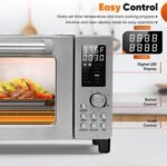 Nuwave Bravo Pro Convection Air Fryer Toaster Oven Combo, 2025 New and Improved, 10-in-1, 50°-450°F Temp Controls, Quick & Even Crisp Technology, 21Qt Capacity, Stainless Steel, PFAS Free - Image 6