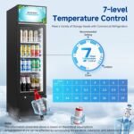 BODEGACOOLER Beverage Refrigerator and Cooler, 6.34 Cu. Ft Commercial Refrigerators for Drink, Beer, Tall Commercial Cooler for Beer, Soda, Single Door Display fridge - Image 5
