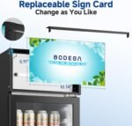 BODEGACOOLER Beverage Refrigerator and Cooler, 6.34 Cu. Ft Commercial Refrigerators for Drink, Beer, Tall Commercial Cooler for Beer, Soda, Single Door Display fridge - Image 6