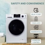 Equator All-in-One 4600 Washer Dryer VENTLESS/VENTED PET Cycle 1.62cf/15lbs 110V in White - Image 4