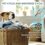 Equator All-in-One 4600 Washer Dryer VENTLESS/VENTED PET Cycle 1.62cf/15lbs 110V in White - Image 9