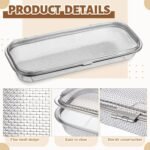 LemonRoad 1 Pack Stainless Steel Dishwasher Basket, Replacement Utensil Mesh Drain for Small Bottle Parts, Pacifiers, and Accessories, Scoops, Forks, Chopsticks Cleaning (Medium) - Image 6