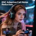 Monster Mission 320 Gaming Headset for PS5, PS4PC,Switch,Noise Cancelling Over Ear Headphones with Mic, LED Light, 7.1 Surround Sound,Gifts - Image 6