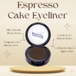 Graftobian Espresso Brown Cake Eyeliner, Long-Lasting, Water-Activated Pressed Powder, Versatile, Easy to Apply Formula, Easily Removed - Image 4