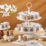 Hoolerry 30 Pcs Baby Shower Favors Bear Candles Favors with Handmade Mini 30 Boxes Bear Shaped Candles Bulk for Baby Shower Boys Girls Wedding Gender Reveal Party Guest(White, Brown) - Image 5