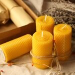 3 Pack Natural Beeswax Pillar Candles,Handmade Pure Beeswax Rolled Candle-60 Hours Long Burning,Honeycomb Bees Wax Candles for Home, Prayer,Dripless Smokeless Unscented Pillar Candle 2x4in - Image 8