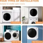 Portable Washer and Dryer Combo Set, 32 lbs Portable Clothes Dryers, 5 Drying Modes, 18 lbs Fully Automatic Washing Machine, Compact Washer and Dryer for Apartment, RV, Dorm - Image 9