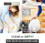 Dishwasher Magnet Clean Dirty Sign, Premium Stainless Steel Black and White Non-Scratch/Kitchen Decor/Easy to Read & Slide/Strong Magnetism Housework Indicator (Black White) - Image 4