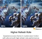 Sceptre New 22-inch Gaming Monitor up to 144Hz HDMI DisplayPort Build-in Speakers, Machine Black 2026 (E225W-FW144 Series) - Image 6