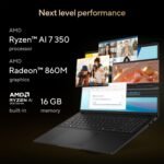 ASUS Vivobook S16 Laptop, Copilot+ PC, AMD Ryzen AI 7 350 with XDNA NPU, 16GB Memory, 1TB SSD, Neutral Black, M5606KA-DS76 - Image 5