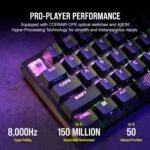 Corsair K65 PRO Mini RGB 65% Optical-Mechanical Wired Gaming Keyboard - OPX Switches - PBT Double-Shot Keycaps - iCUE Compatible - QWERTY NA Layout - Black - Image 4